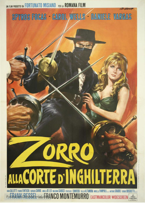 Zorro&#039;s onoverwinnelijke kracht - Italian Movie Poster