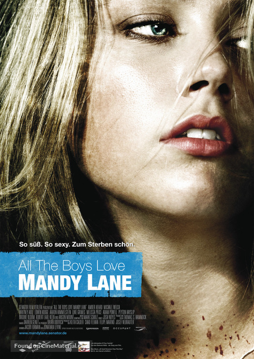All the Boys Love Mandy Lane - German Movie Poster