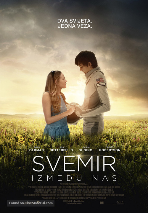 The Space Between Us - Bosnian Movie Poster
