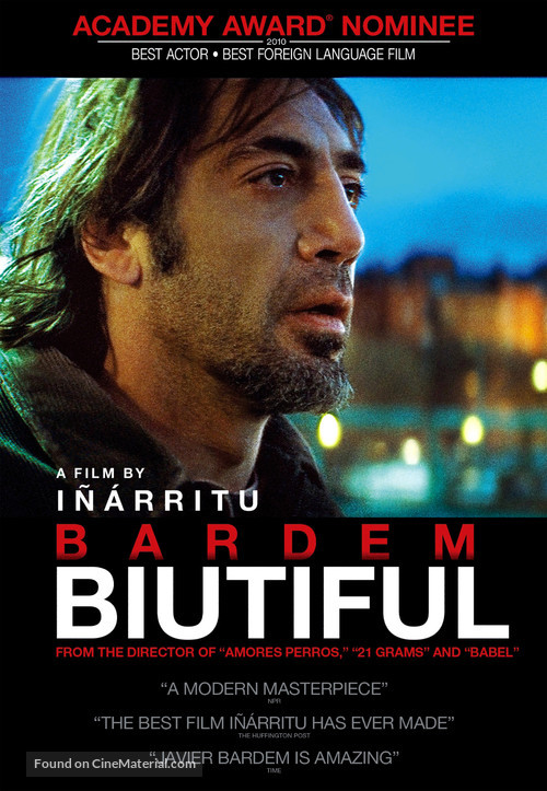 Biutiful - DVD movie cover