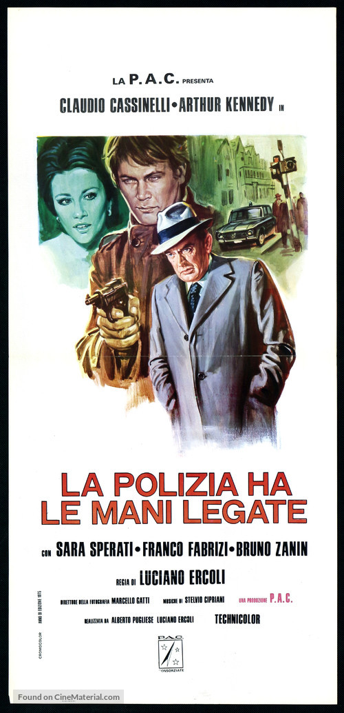 La polizia ha le mani legate - Italian Movie Poster