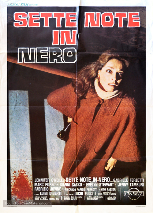 Sette note in nero - Italian Movie Poster