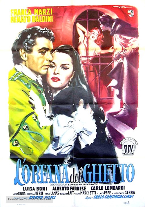 L&#039;orfana del ghetto - Italian Movie Poster