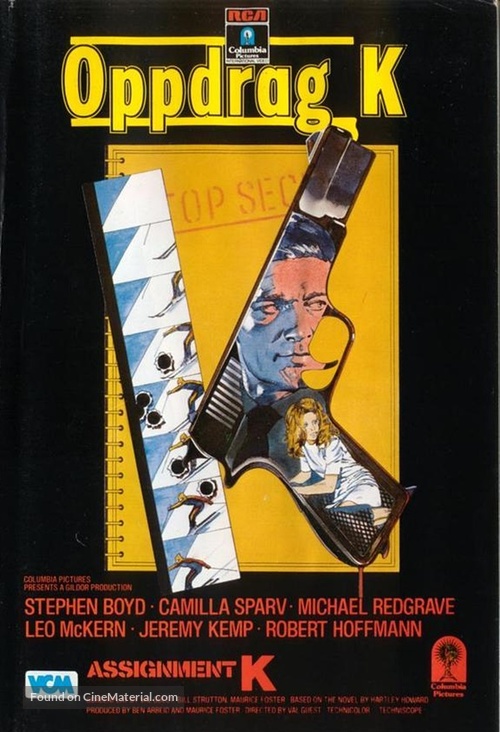 Assignment K - Norwegian VHS movie cover