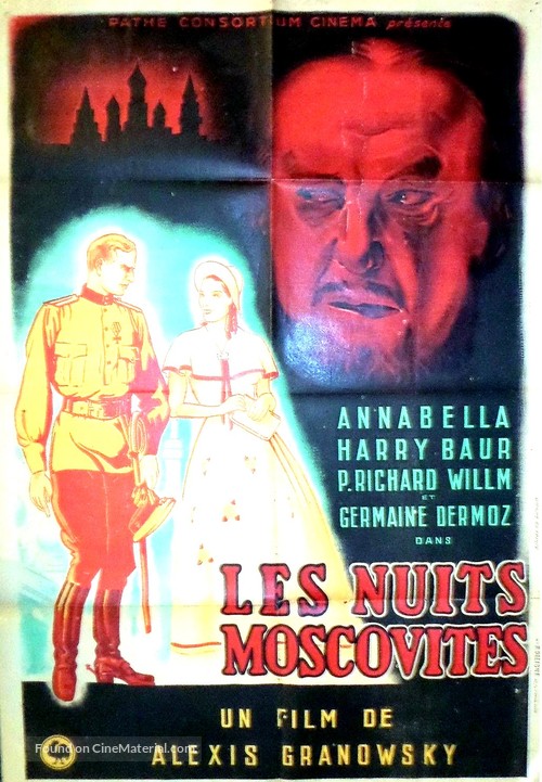 Les nuits moscovites - French Movie Poster