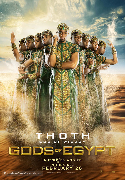 Gods of Egypt - Canadian Movie Poster