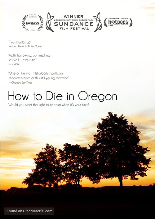 How to Die in Oregon - DVD movie cover