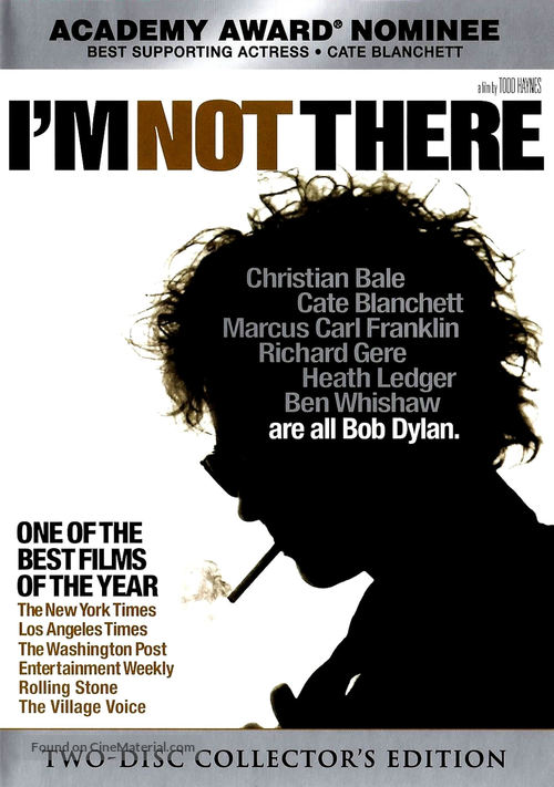 I&#039;m Not There - DVD movie cover