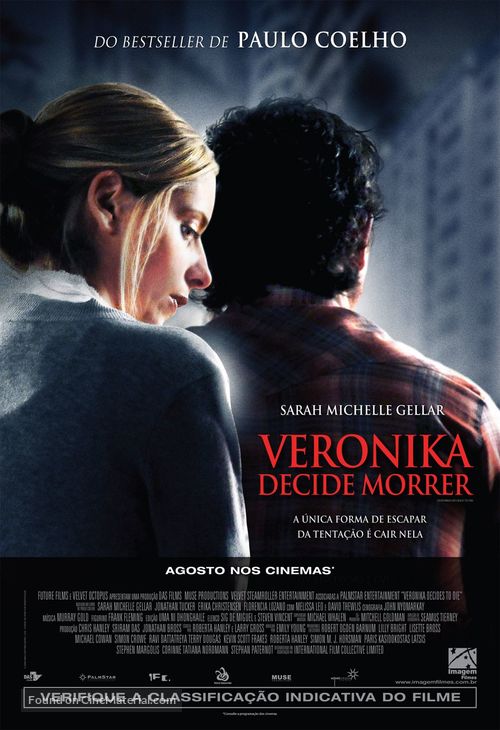 Veronika Decides to Die - Brazilian Movie Poster
