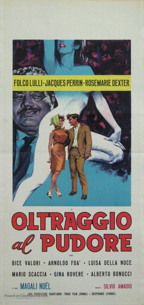 Oltraggio al pudore - Italian Movie Poster