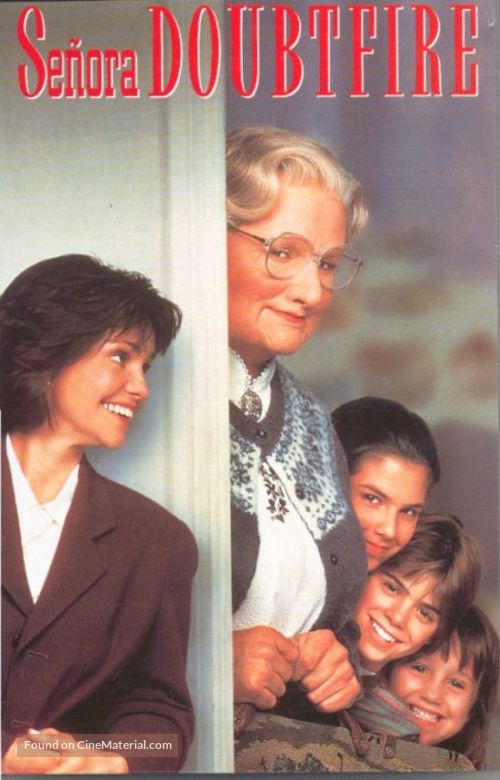 Mrs. Doubtfire - Spanish Movie Cover