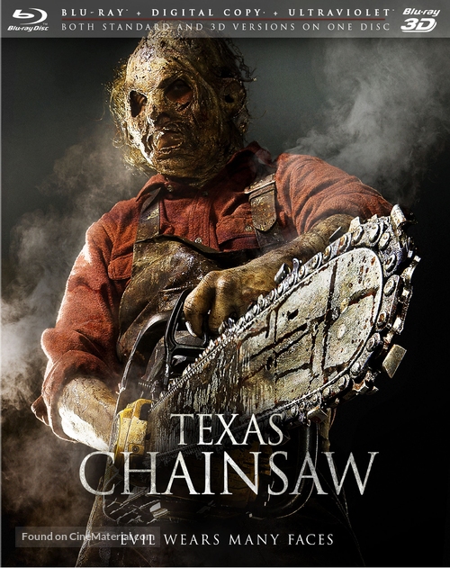 Texas Chainsaw Massacre 3D - Blu-Ray movie cover