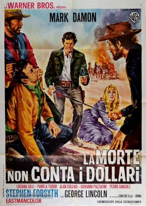 La morte non conta i dollari - Italian Movie Poster