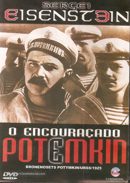 Bronenosets Potyomkin - Brazilian DVD movie cover