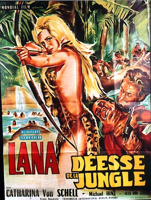 Lana - K&ouml;nigin der Amazonen - French Movie Poster