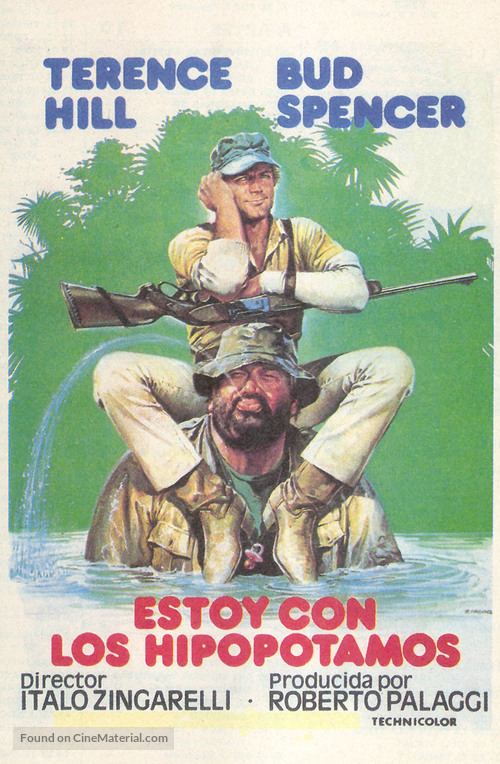 Io sto con gli ippopotami - Spanish Movie Poster
