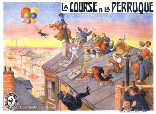 La course &agrave; la perruque - French Movie Poster