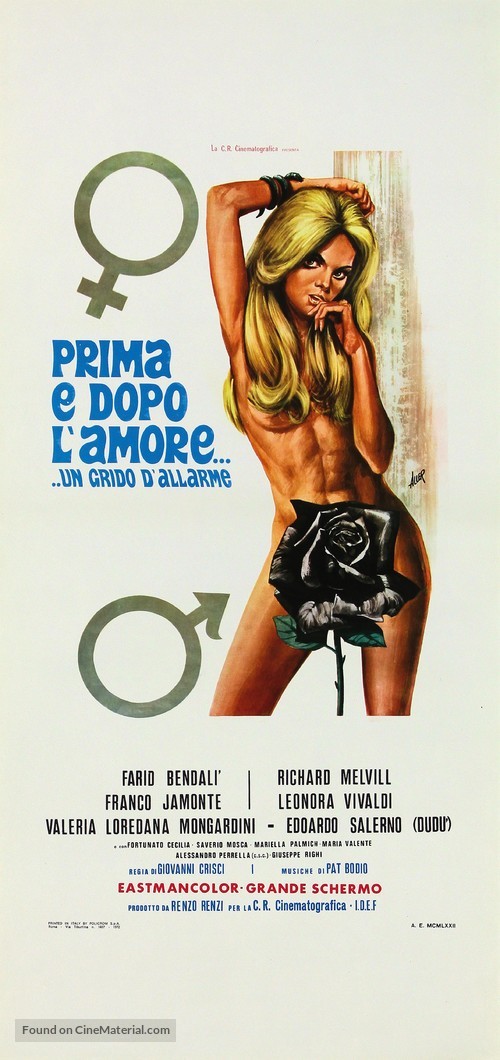 Prima e dopo l&#039;amore... un grido d&#039;allarme - Italian Movie Poster