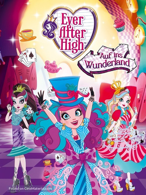 Ever After High: Way Too Wonderland - German Movie Cover