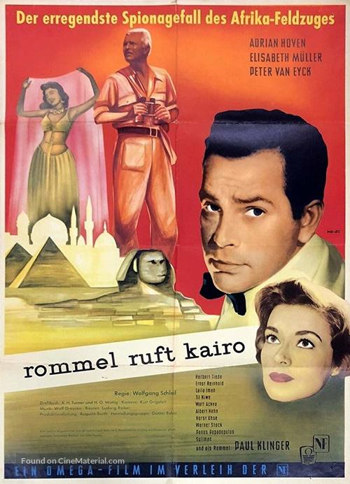 Rommel ruft Kairo - German Movie Poster