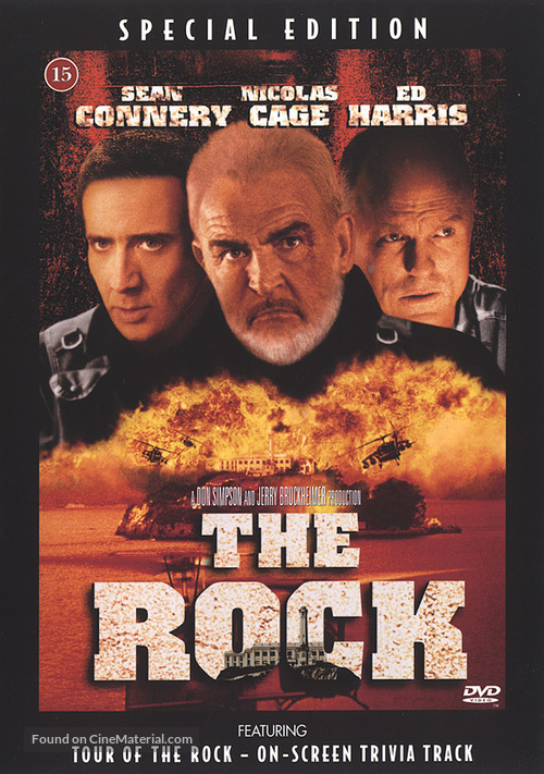 The Rock - Danish DVD movie cover