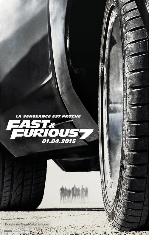 Furious 7 - French Movie Poster