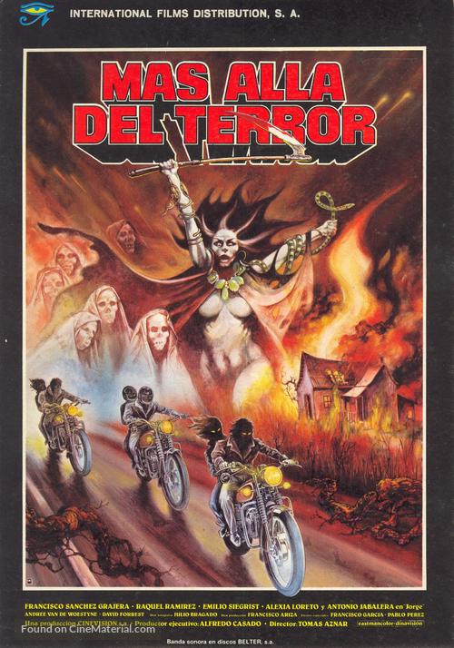 M&aacute;s all&aacute; del terror - Spanish Movie Poster