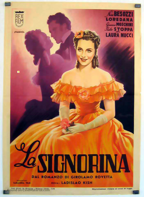 La signorina - Italian Movie Poster