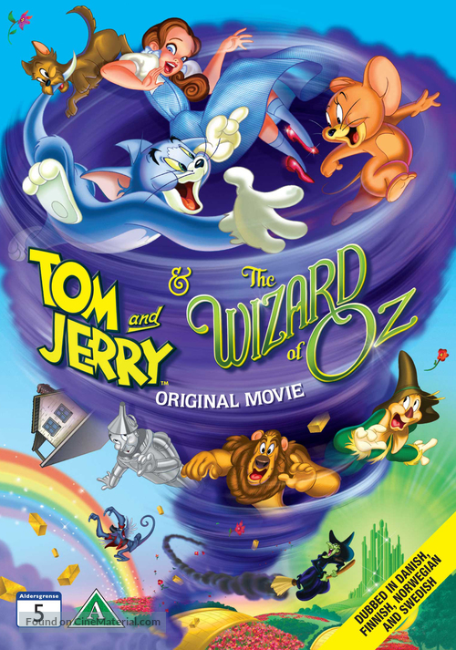 Tom and Jerry &amp; The Wizard of Oz - Norwegian DVD movie cover