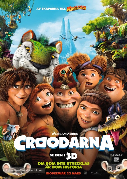 The Croods - Swedish Movie Poster