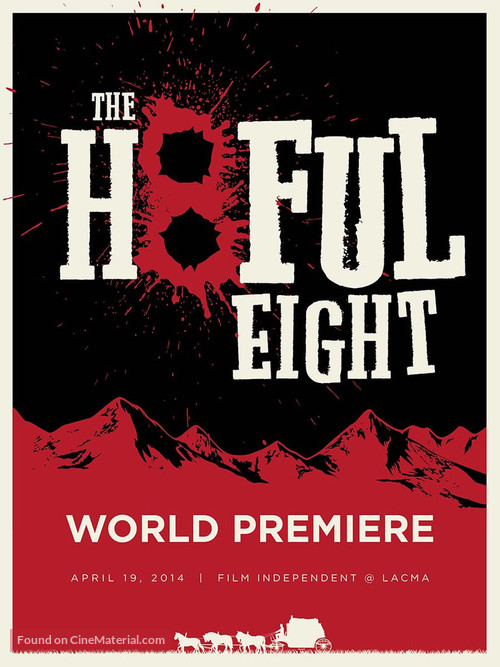 The Hateful Eight - Advance movie poster