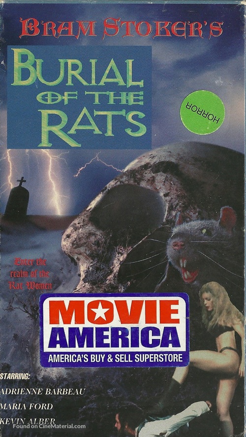 Burial of the Rats - VHS movie cover