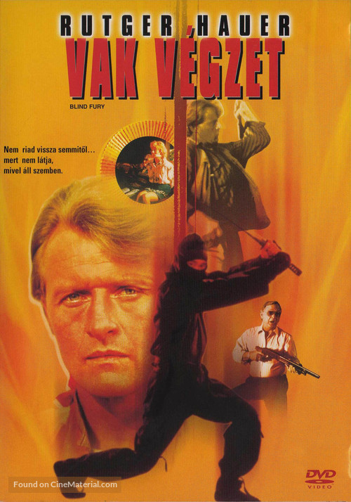 Blind Fury - Hungarian DVD movie cover