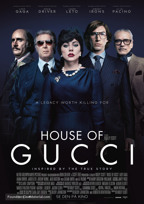 House of Gucci - Norwegian Movie Poster
