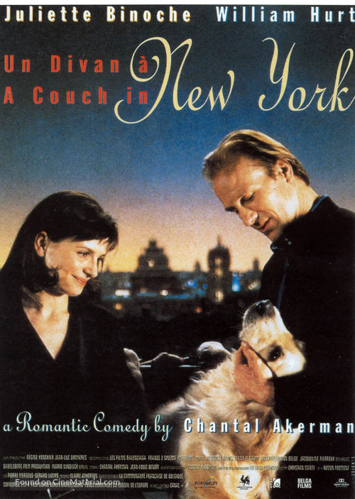 Un divan &agrave; New York - Belgian Movie Poster