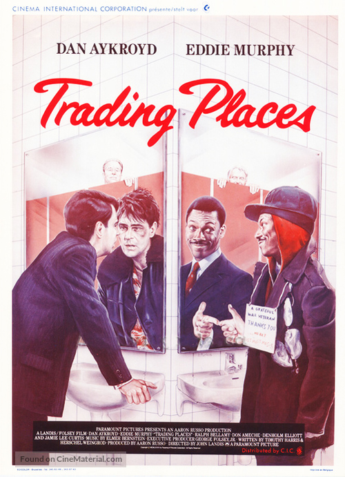 Trading Places - Dutch Movie Poster