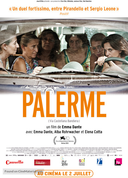 Via Castellana Bandiera - French Movie Poster