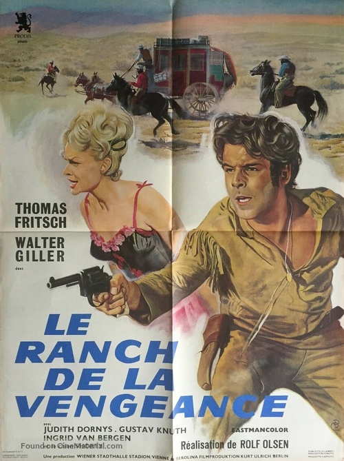 Heiss weht der Wind - French Movie Poster