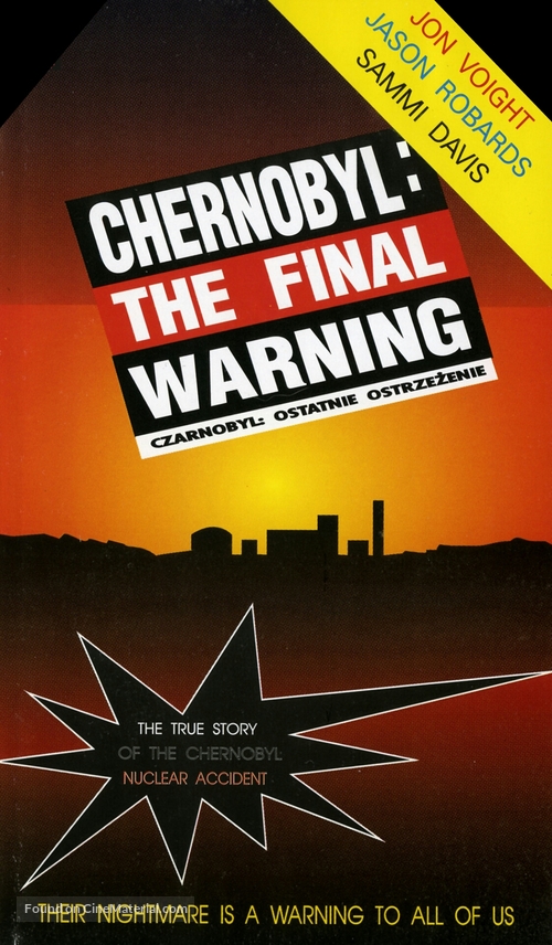 Chernobyl: The Final Warning - Polish VHS movie cover
