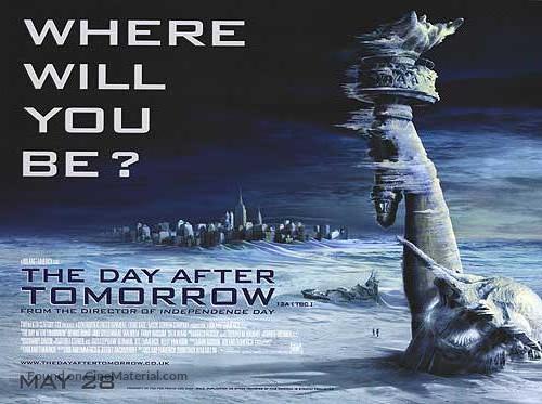 The Day After Tomorrow - British Movie Poster