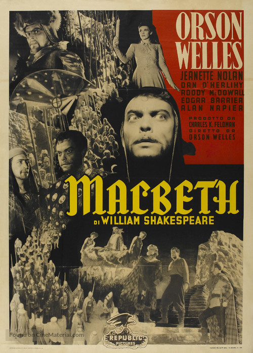 Macbeth - Italian Movie Poster