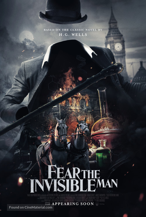 Fear the Invisible Man - British Movie Poster