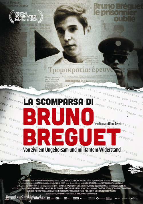 La scomparsa di Bruno Breguet - Swiss Movie Poster