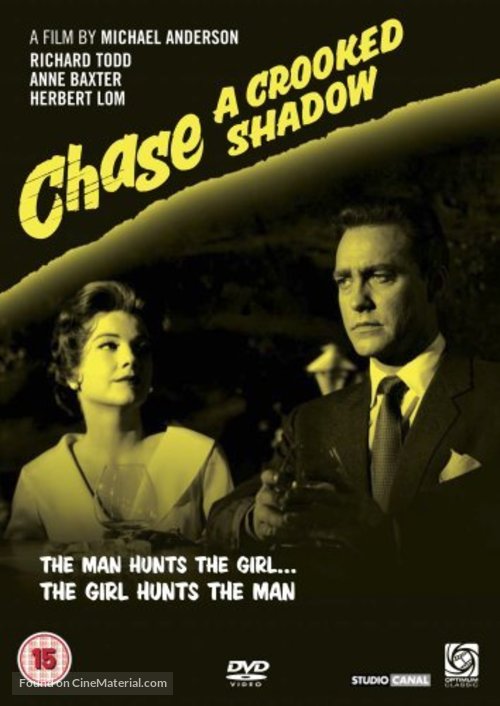 Chase a Crooked Shadow - British DVD movie cover