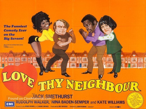 &quot;Love Thy Neighbour&quot; - British Movie Poster