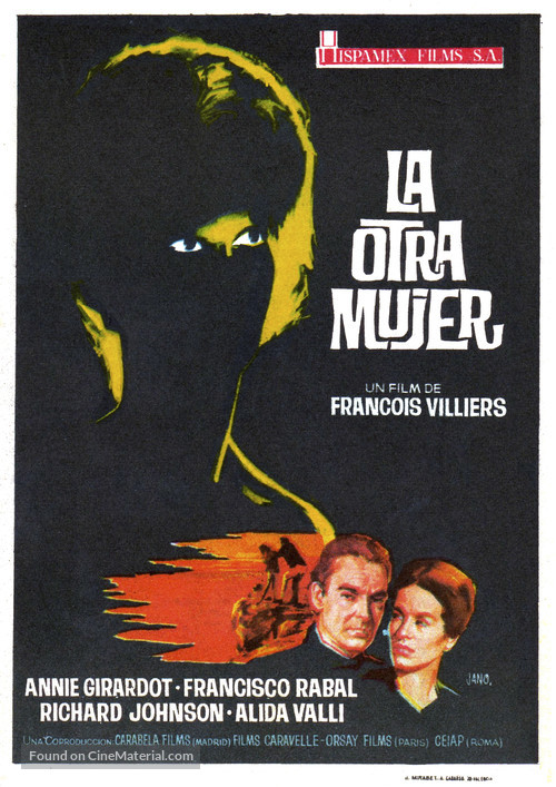 L&#039;autre femme - Spanish Movie Poster