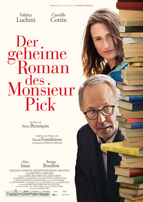 Le myst&egrave;re Henri Pick - German Movie Poster