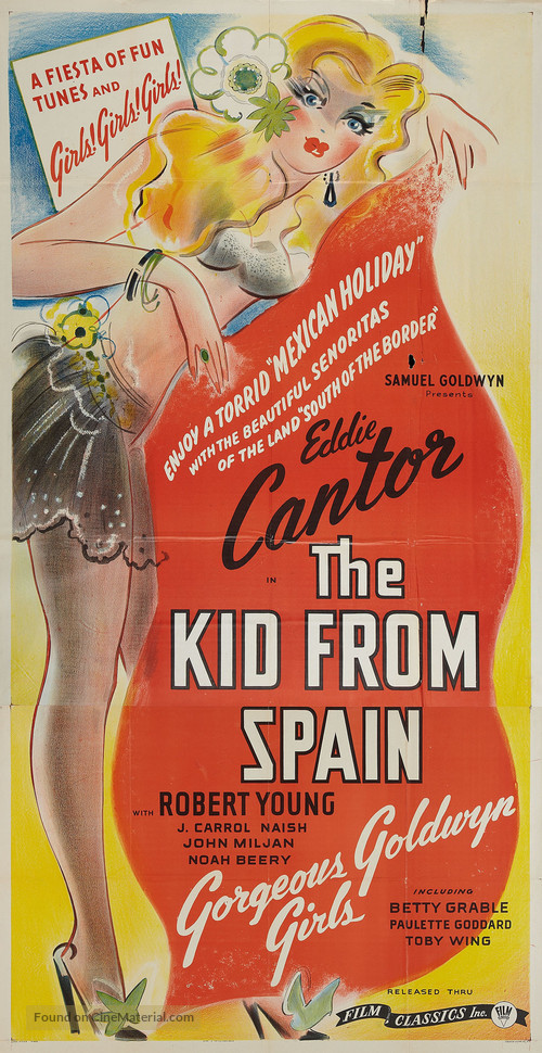 The Kid from Spain - Re-release movie poster