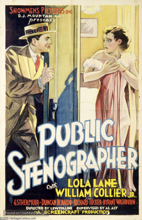 Public Stenographer - Movie Poster