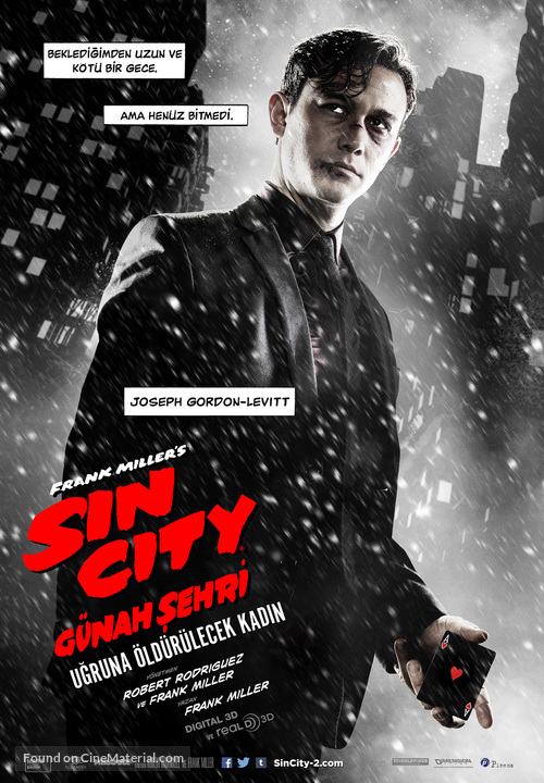 Sin City: A Dame to Kill For - Turkish Movie Poster